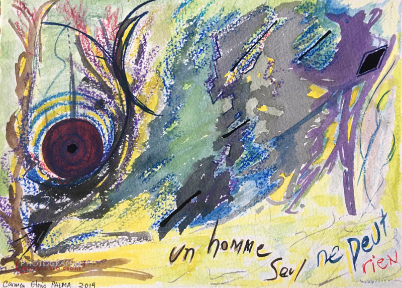 P73 - Un homme seul ne peut rien  © Carmen Gloria Palma